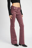 Low Rise Pants w/ Bell Bottoms