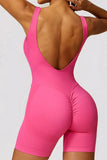 Seamless Cut-Out Tight-Fitting Yoga Jumpsuit