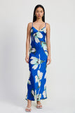 FLORAL BIAS MAXI DRESS