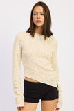 ASYMMETRICAL SEQUIN TOP