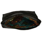 Karungi Beaded Leather Clutch